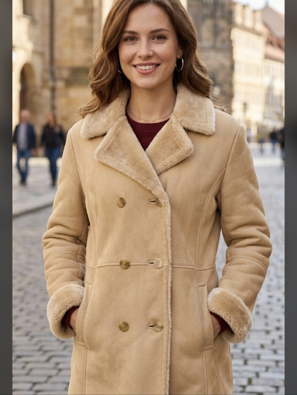 Esprit Cream Teddy Jacket